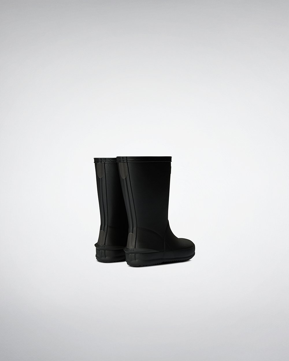 Hunter First Norris Rain Boots - Store Kids Black - JUMTQI613